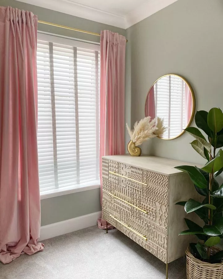 Pink Curtains Inspire Hope and Eliminate Anger