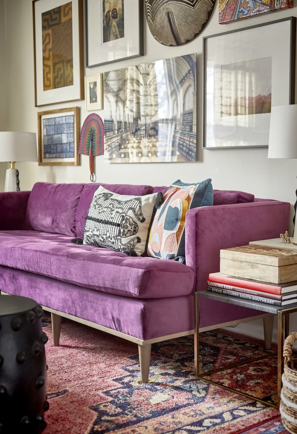 Why a Purple Sofa Could Be the Perfect
Pop of Color for Your Space