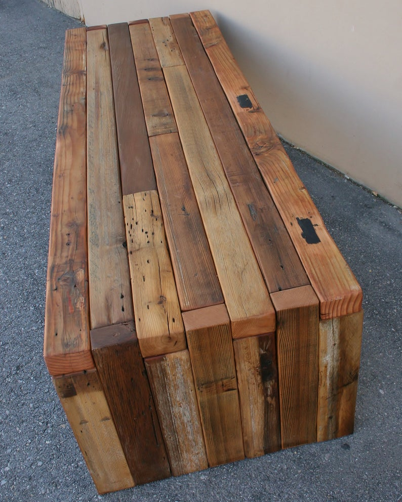 Reclaimed Wood Coffee Table- lets have a vintage Era