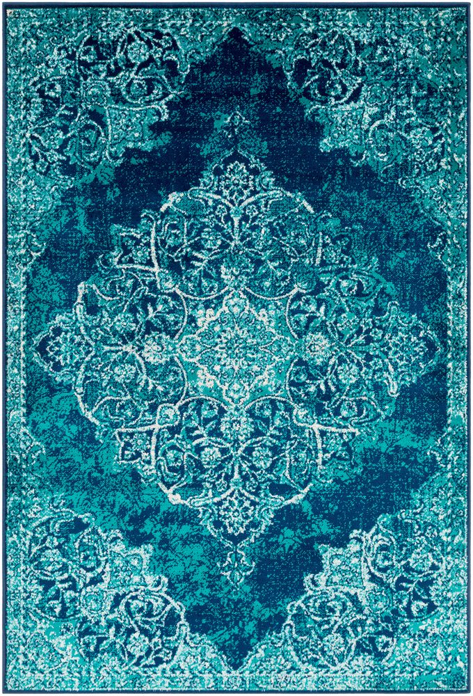 Turquoise Rug brings Cool Effects to Your  Room