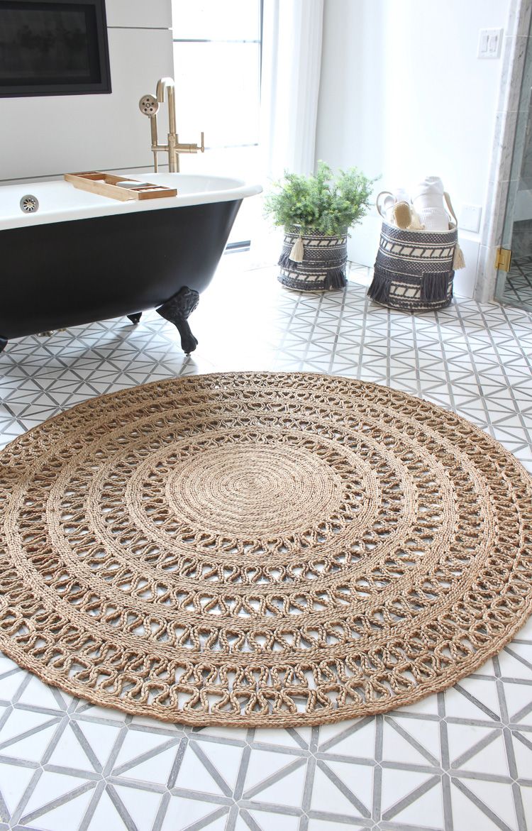 Spreading Bathroom Carpet for Added   Luxury