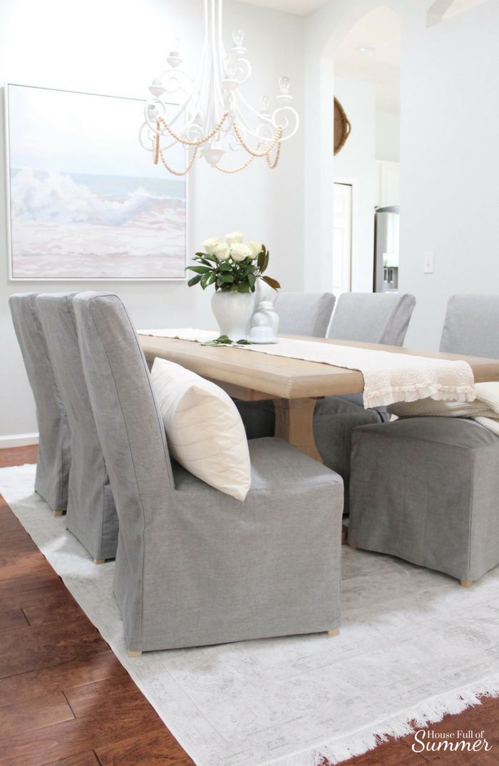 Transform Your Dining Chairs with Trendy
Slipcovers