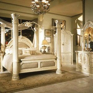 Create a Majestic Sanctuary with King
Size Canopy Bedroom Sets