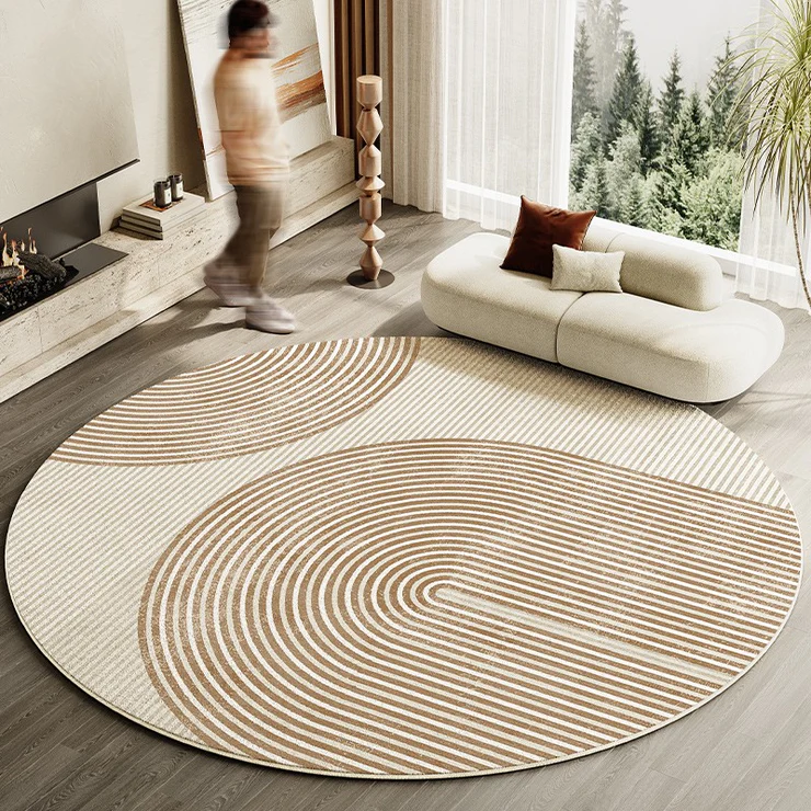 What are round area rugs?