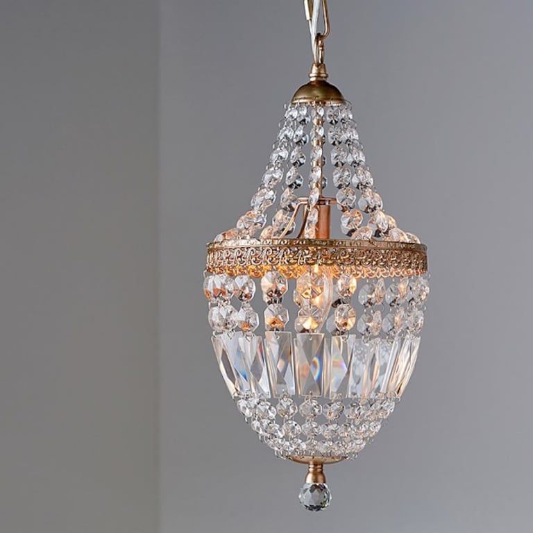 Home designs with small chandeliers