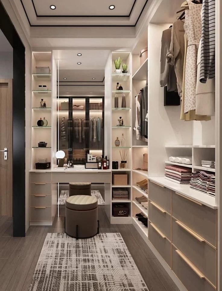 Walk in Closet Design Ideas and Tips