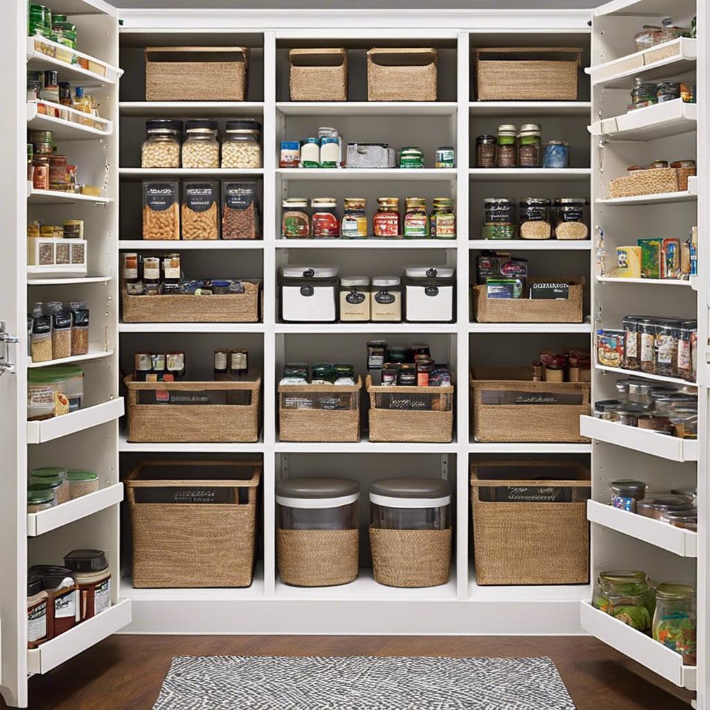 Maximizing Shelf Space: Adjustable Pantry Organizer ⁤Shelves