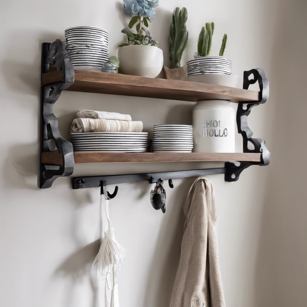 Maximizing Space: How ⁤to Make ​the Most of Your Wall Shelf With Hooks