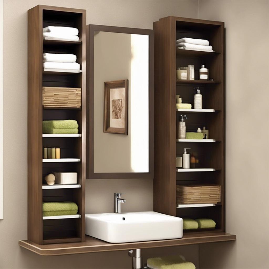Utilizing ⁣Creative Shelving Solutions for Bathroom Space Saving