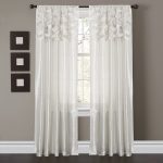 amazon.com: lush decor circle dream window curtain panels, white, set of 2: CASBJER