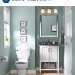 bathroom colors sherwin williams worn turquoise - nice color for a guest bathroom YAXMSEP