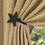 curtain tie backs ... black star curtain tie back. hover to zoom UBTZGDH
