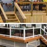 deck designs: wood deck and composite deck. NPRHLJY