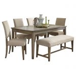 dinette sets 6-piece reynolds dining set RUIUPZO