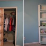 diy closet organizer - door shelf CDFIFAK