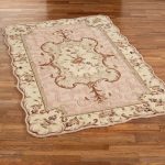 emmalee scalloped wool area rugs BSIDTTG