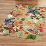 four seasons tropical floral indoor outdoor rugs MVXCJCV