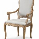 french provincial furniture natural oak dining arm chair QCWAJRX