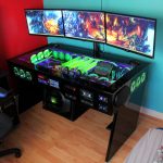 gaming computer desk pc game mods OLXDZPO