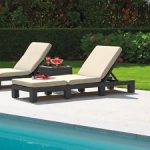 garden loungers allibert rattan daytona sun lounger garden furniture with grey or cream  cushion NGGJLZV