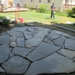 how to install a flagstone patio with irregular stones | diy network blog: STALZHF