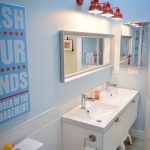 kids bathroom ideas view in gallery sleek modern kidsu0027 bathroom with interesting lighting choice EJHKQVK