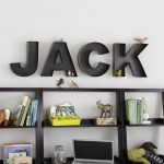 kids wall decor: metal hanging wall letters | the land of nod PLFWTAM