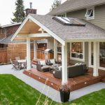 outdoor kitchen in a transitional style by synthesis design. covered patio  ... OPTTVNP