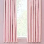 pink curtains blackout pencil pleat curtains AMRSYTF