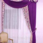 purple modern curtain designs for living room IATBNRE