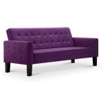 purple sofa arianna sofa bed BVBSZVT