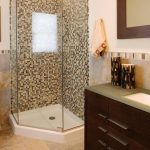 remodeling bathroom patterned tile adds visual interest to guest bath PFQUKUN