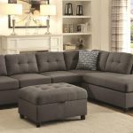 sectional couch stonenesse grey fabric sectional sofa XQVLTXC