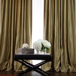 silk curtains ... nutmeg dupioni custom silk drapery ... EDQQVTD