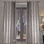 silver curtains kylie minogue natala curtains, silver u0026 cream QZYAMLA