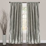 silver curtains lush decor velvet dream silver 84-inch curtain panel pair - overstock™  shopping ZENVEOD