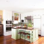 small kitchen color and smart space planning give this kitchen a sense of vibrancy and GUXSDZW