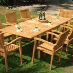 teak garden furniture 9-piece-teak-dining-set IQDMTXT