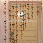 vintage handmade wall hangings pair latkan decor beaded door decorative art  indian HJBSAPS