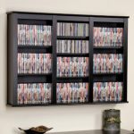 wall bookshelves prepac triple wall mounted storage cabinet, black VEOIJWB