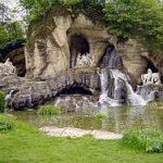 water gardens bosquet of the baths of apollo, in the gardens of versailles OFWGRJJ