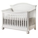 white cribs image of sorelle finley 4-in-1 convertible crib in white HJQFKEW