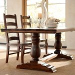 wood dining table bowry reclaimed wood fixed dining table | pottery barn LZKXOSV