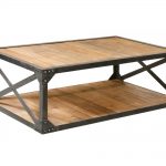 wooden coffee tables industrial metal and wood coffee table VHYDJEE