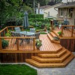 wooden deck designs FKWRSTE