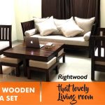 wooden sofa set designs sofa set design - royal tilt wooden sofa by rightwood furniture. decorating CZWPBDJ