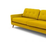 yellow sofa a 3 seater sofa, in mustard yellow XAGSKWJ