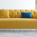 yellow sofa dixie yellow velvet sofa VFXYQEU