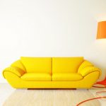 yellow sofa the unique yellow piece QURZFCC