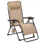 Reclining Garden Chairs hampton bay mix and match zero gravity sling outdoor chaise lounge chair in BLKLJQU